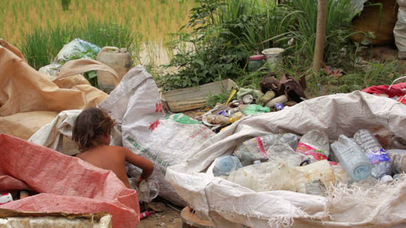 Slums At Phnom Penh City Dumping Area 36