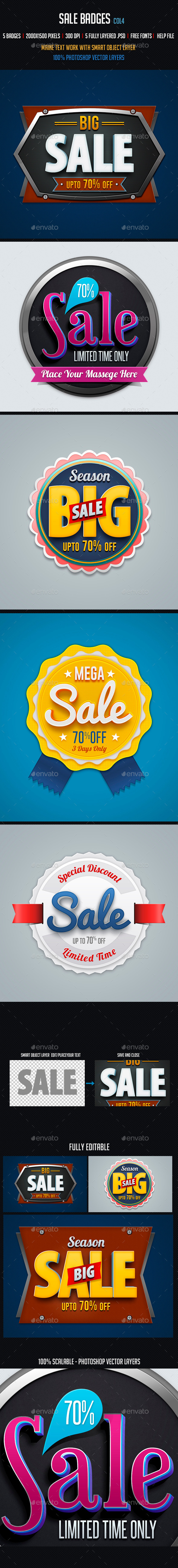 Sale Badges 4 - Badges & Stickers Web Elements