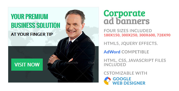 GWD – Corporate HTML5 Ad Banner Nulled