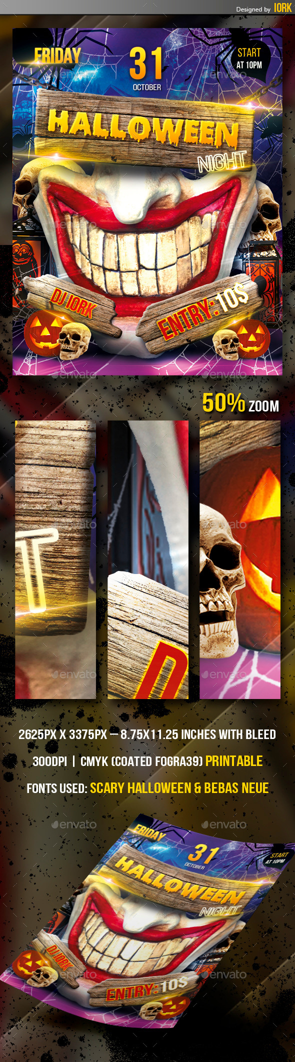 Halloween Night - Events Flyers
