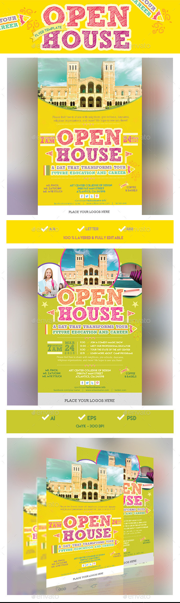 Open House Flyer Template - Events Flyers