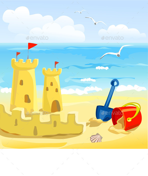 Sandcastles and Childrens Toys - Seasons Nature