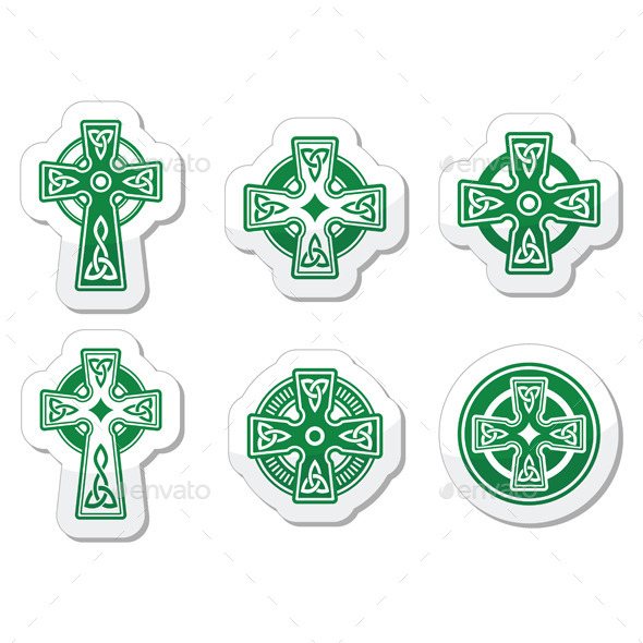 Celtic Crosses - Abstract Conceptual
