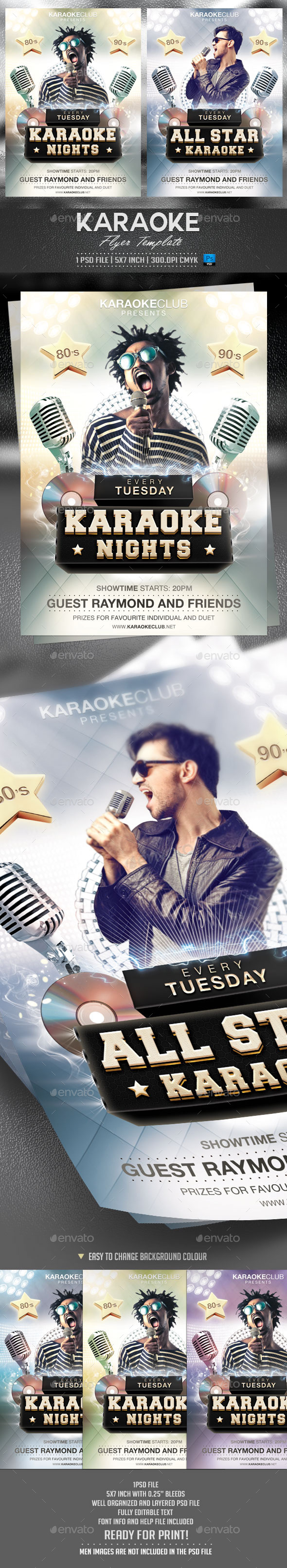 Karaoke Flyer Template - Events Flyers