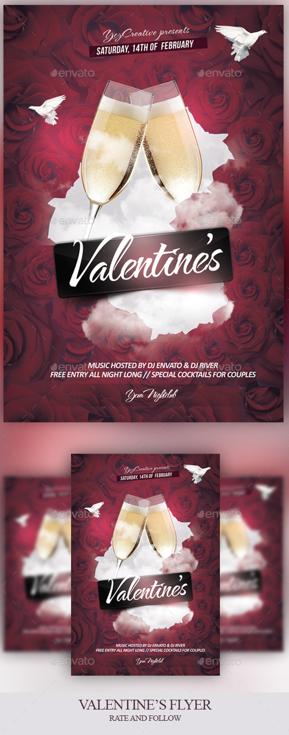 The Valentine's Effect - Events Flyers