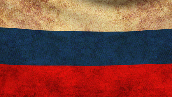 Russia Flag Grunge (2 Pack)