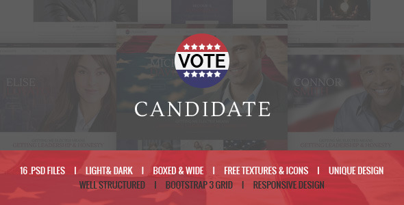 Candidate - Political - ThemeForest 10083245