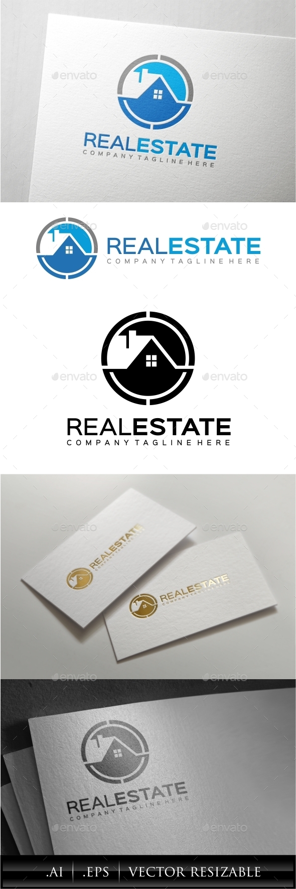 Real Estate Logo Template - Buildings Logo Templates