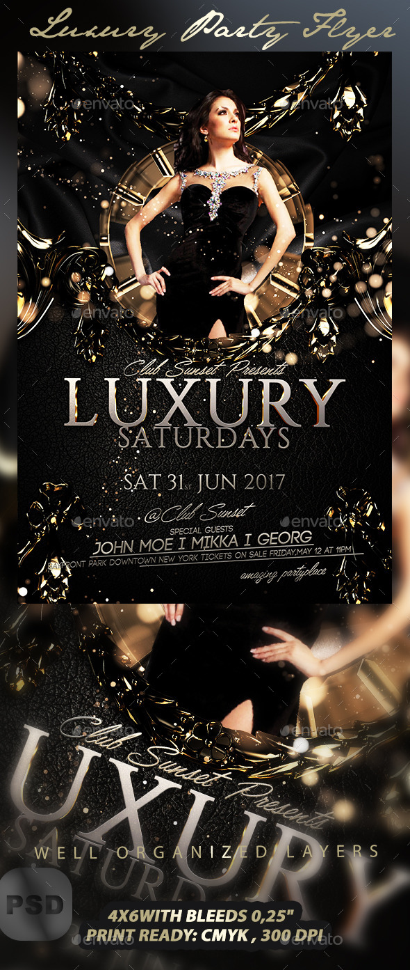 Luxury Party Flyer - Events Flyers