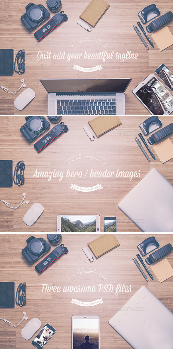 Hero / Header Images - Mock Up - Hero Images Graphics