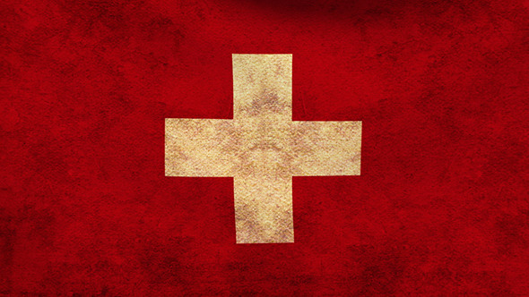 Switzerland Flag 2 Pack – Grunge and Retro