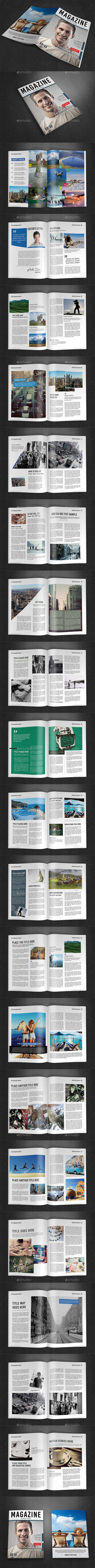 A4 Magazine Template Vol.10 - Magazines Print Templates