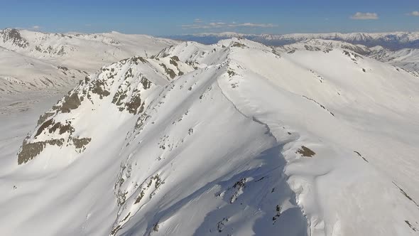 Snow Eaves on Long Mountain Ridge alt