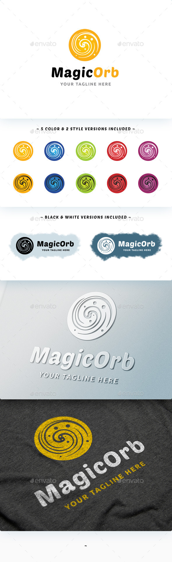 Magic Orb Logo - Abstract Logo Templates
