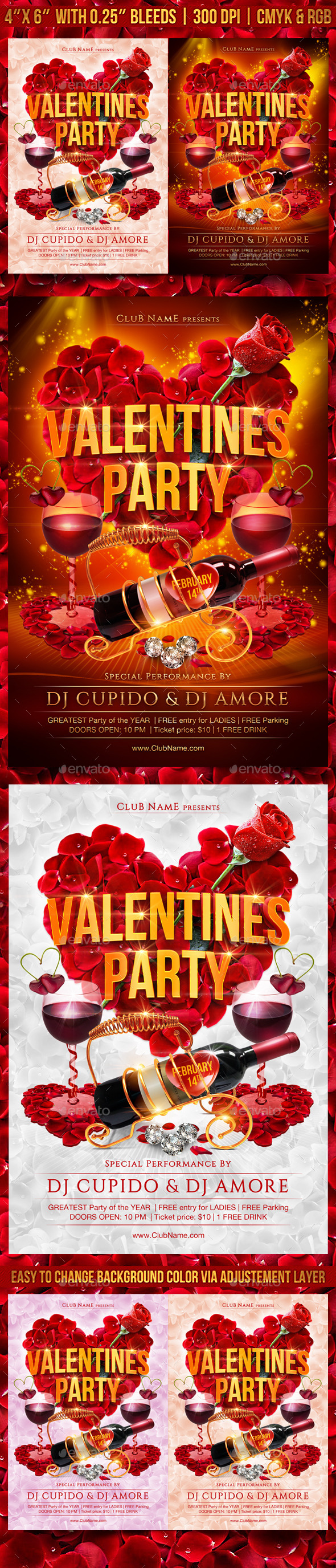 Valentines Day Party Flyer