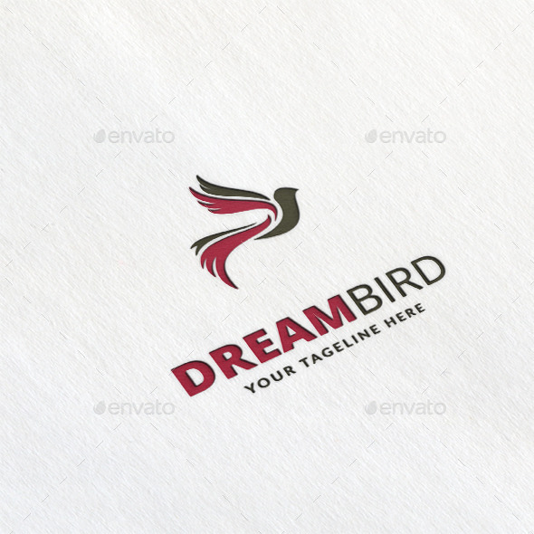 Dream Bird Logo Template, Logo Templates 