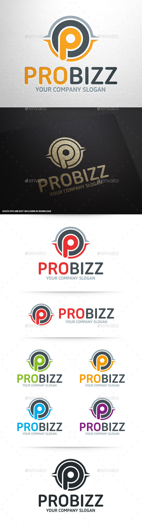 Pro Business - Letter P Logo - Letters Logo Templates
