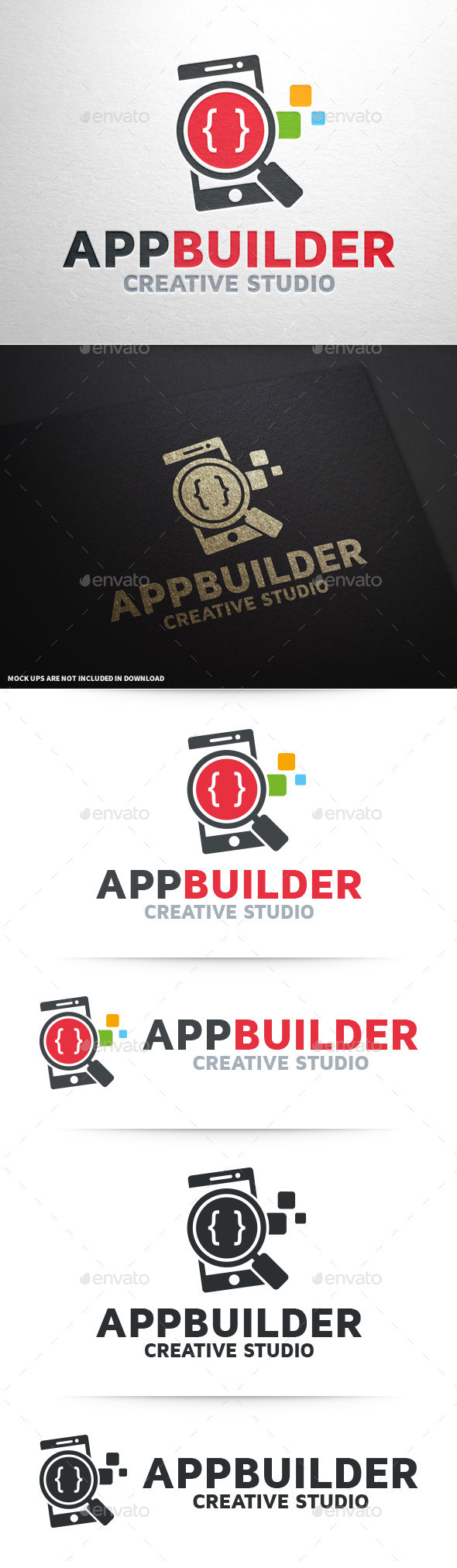 App Builder Logo Template - Objects Logo Templates