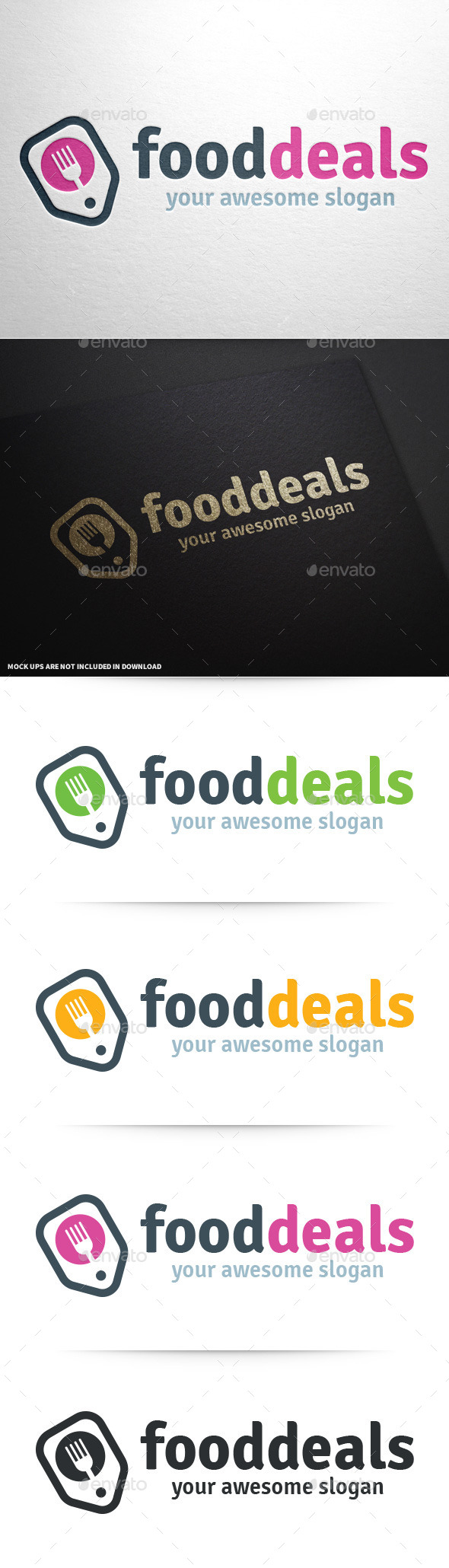 Food Deals Logo Template - Objects Logo Templates