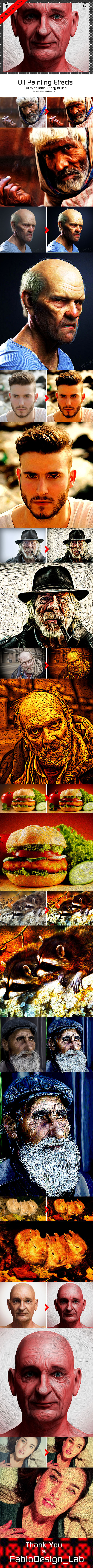 Oil Painting Effects - Photo Effects Actions