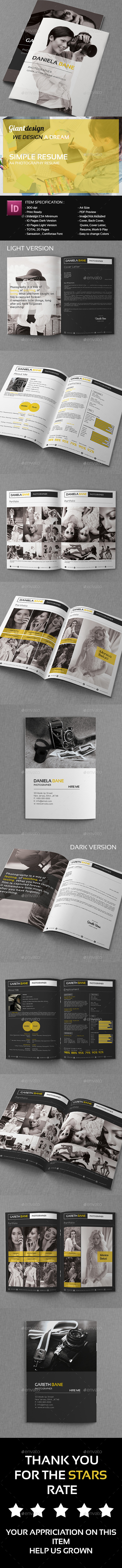 Resume CV Portfolio Vol3