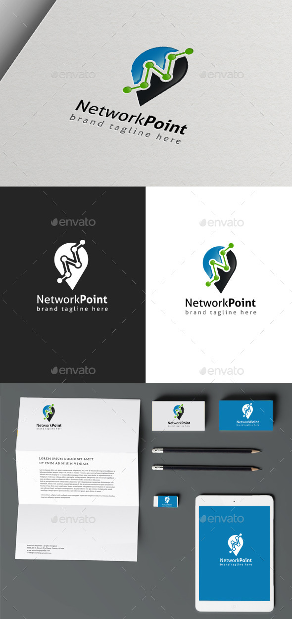 Network Point - Objects Logo Templates