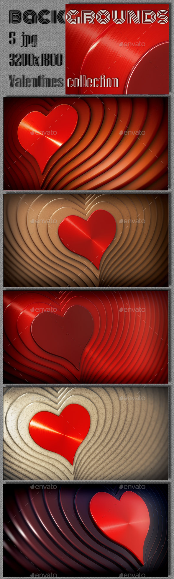 Valentine Abstract Collection