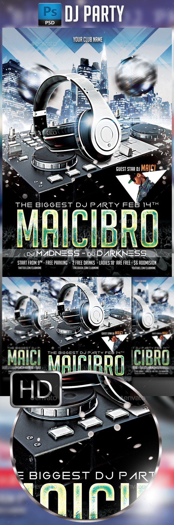 DJ Party - Clubs & Parties Events