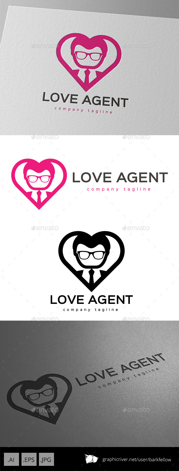 Love Agent Logo - Symbols Logo Templates