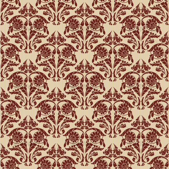 Retro seamless wallpaper - Backgrounds Decorative