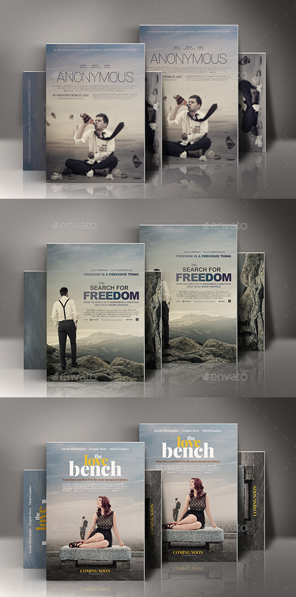 Adventure Drama Romance Movie Posters Bundle