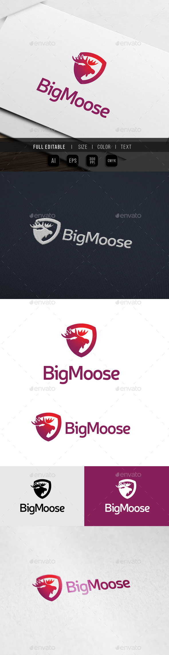 Big Moose Studio - Animals Logo Templates