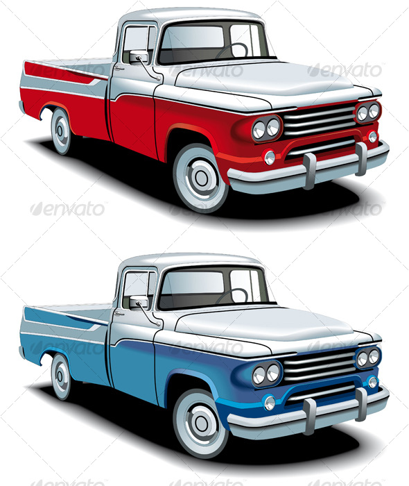 Retro american pickup - Retro Technology
