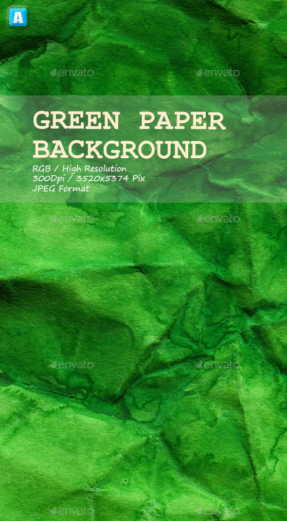 Green Paper Texture 0034 - Paper Textures