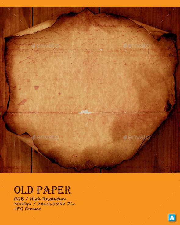 Vintage Old Paper Texture 0035 - Paper Textures