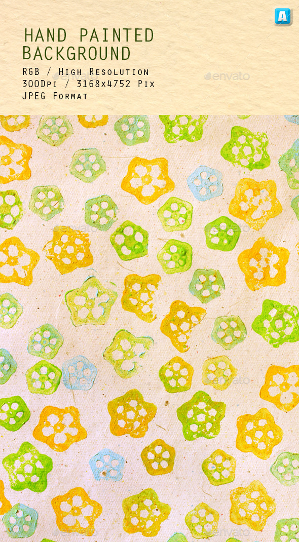 Hand Painted Background 0036 - Paper Textures