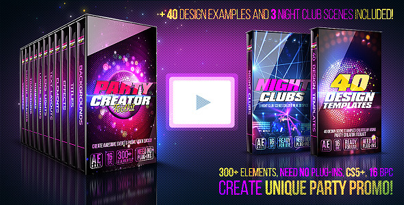 Party Creator Package - VideoHive 10107229