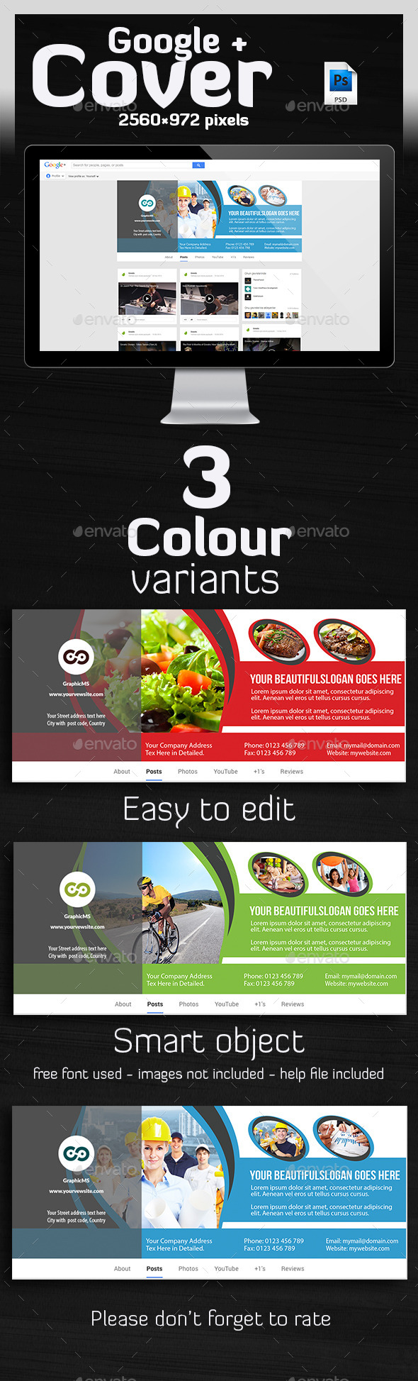 Multipurpose Google Plus Cover - Miscellaneous Social Media
