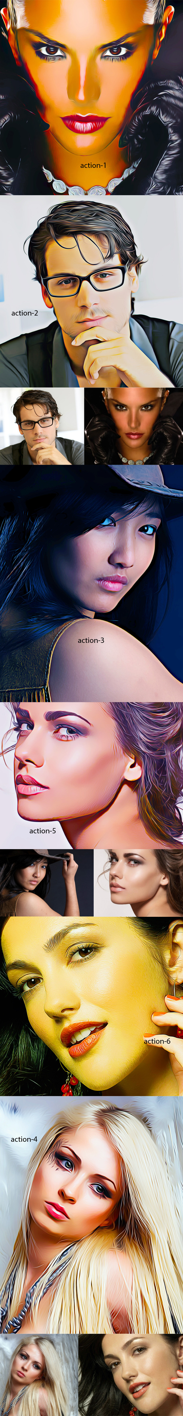 Oil Action -6 - Photo Effects Actions