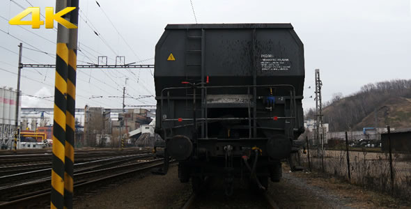 Wagon on the Railway