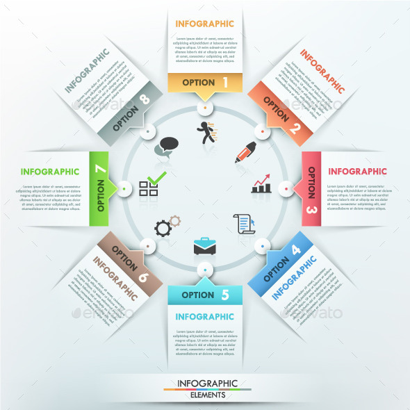 Modern Infographic Options Template - Infographics