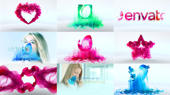 Colorful Particle Logo - VideoHive 10116250