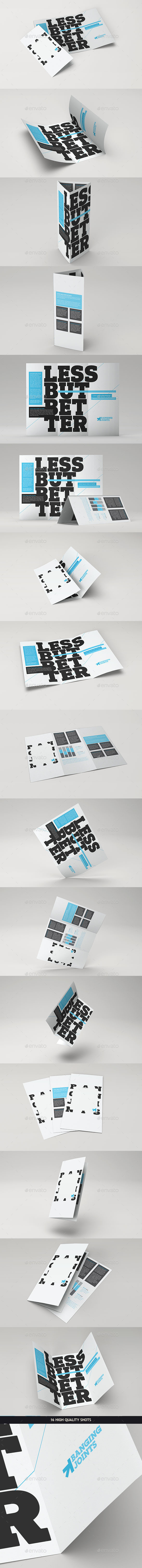 Trifold Brochure Mock-Up Pack - Brochures Print