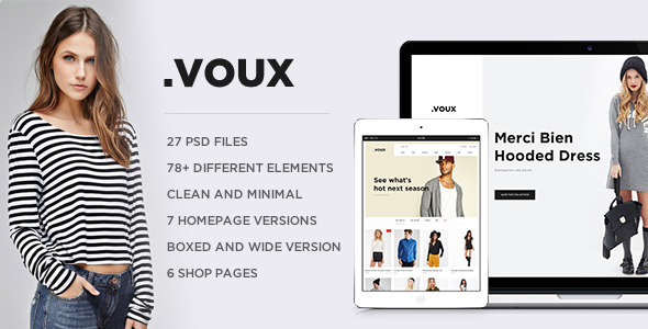.VOUX E-commerce PSD - ThemeForest 10117544