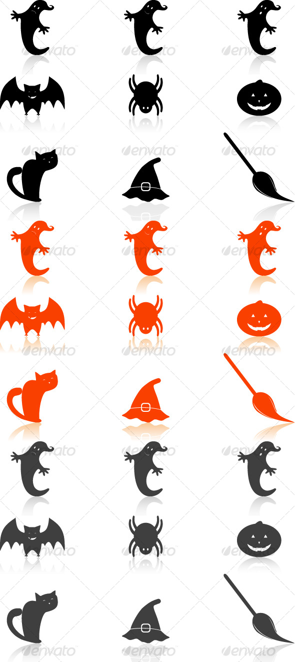 Halloween Icons Set - Web Icons