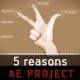 5 Reasons - logo intro - VideoHive Item for Sale