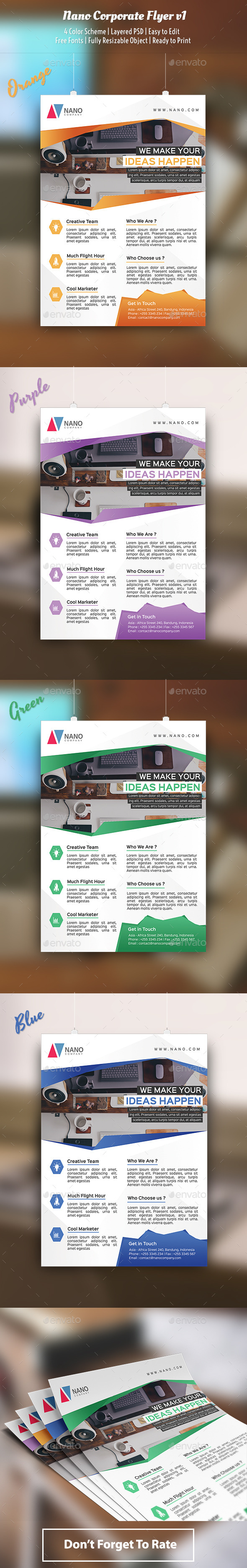 Nano Flyer Template v1 - Corporate Flyers