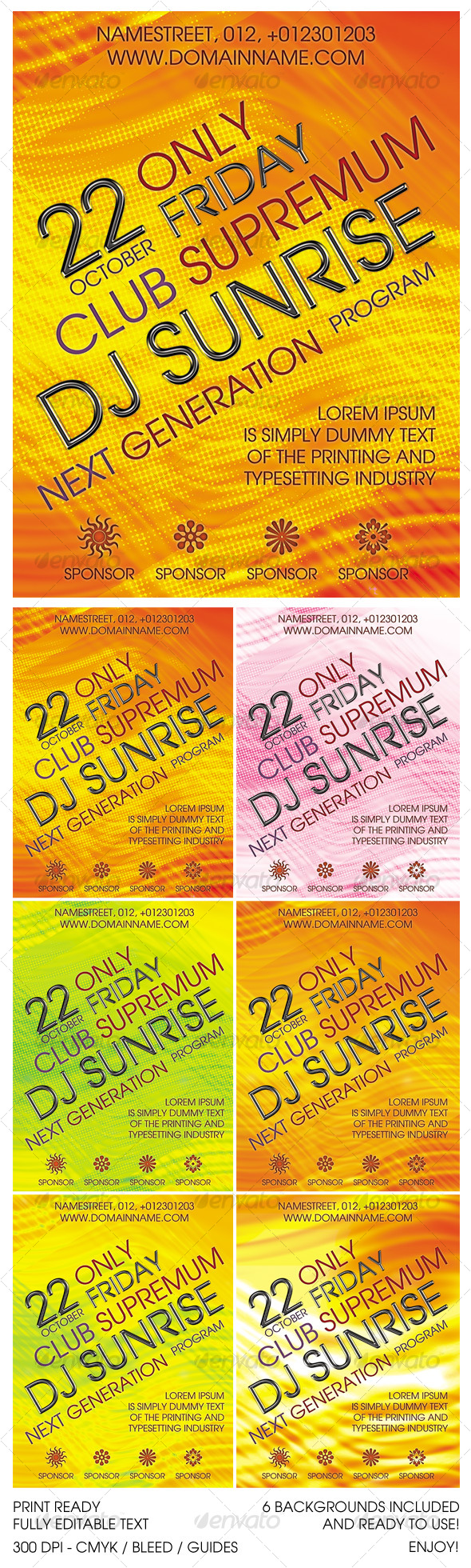 Club Flyer - Print Ready