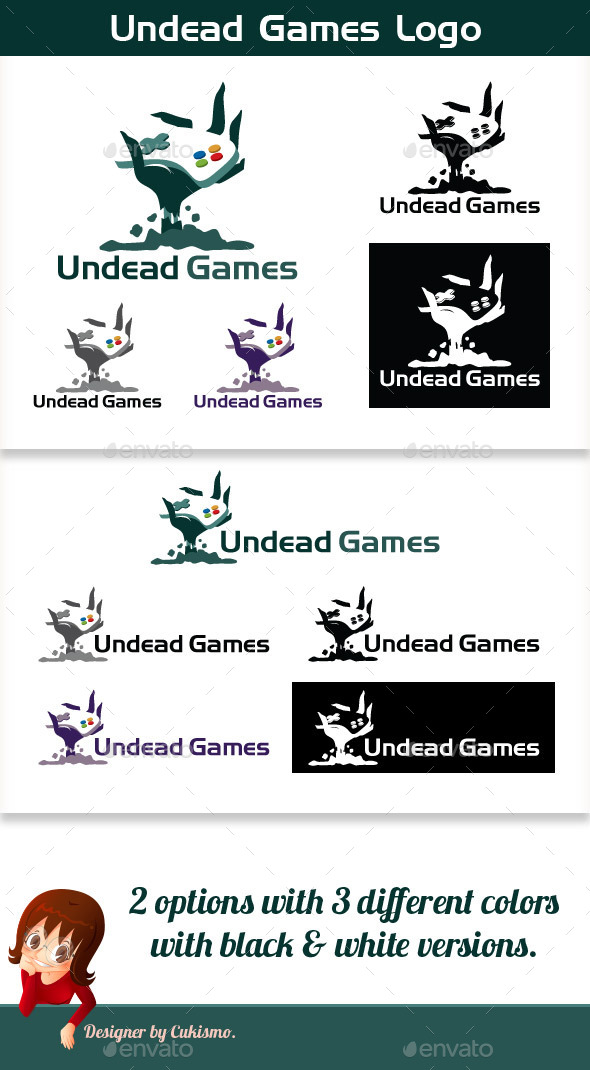 Undead Games Logo - Vector Abstract