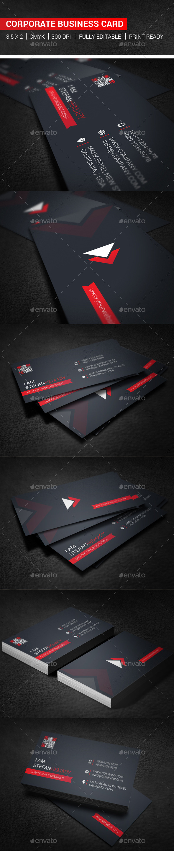 Corporate Business Card - Corporate Business Cards